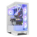 NOX Hummer Glock Midi Tower Blanco - imagen 1
