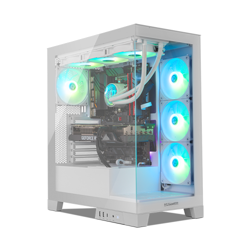 NOX Hummer Glock Midi Tower Blanco - imagen 2