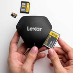 Lexar Professional Multi-Card 3-in-1 USB 3.1 Reader lector de tarjeta USB 3.2 Gen 1 (3.1 Gen 1) Type-C Negro - imagen 2