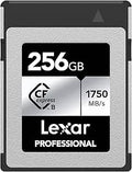 LEXAR 256GB PROFESSIONAL CFEXPRESS TYPE B CARD SILVER, UP TO 1750MB/S READ 1300MB/S WRITE - imagen 1