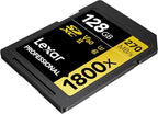 LEXAR 128GB PROFESSIONAL 1800X SDXC UHS-II CARDS, UP TO 280MB/S READ 210MB/S WRITE C10 V60 U3 - imagen 3