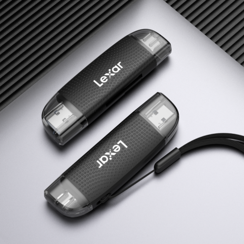 LEXAR DUAL SLOT USB-A/C MICROSD CARD USB 3.1 READER, SUPPORTS MICROSD AND SD CARDS - imagen 1