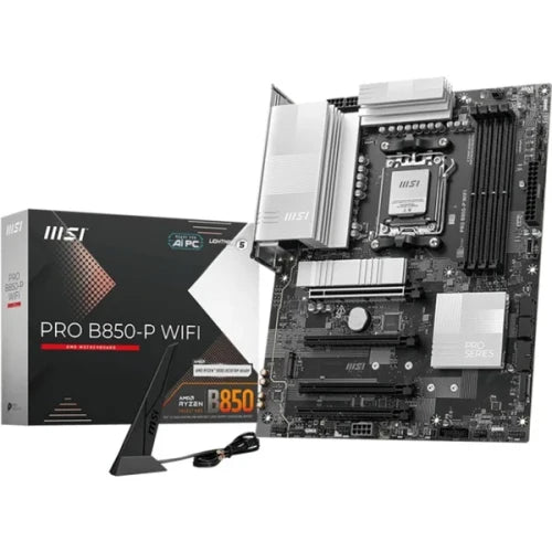 MSI PLACA MSI PRO B850-P WIFI,AMD,AM5,B850,4DDR5,256GB,WIFI,ATX - imagen 1
