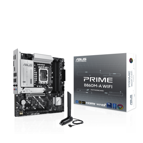 ASUS PRIME B860M-A WIFI Intel B860 LGA 1851 (Socket V1) micro ATX - imagen 1