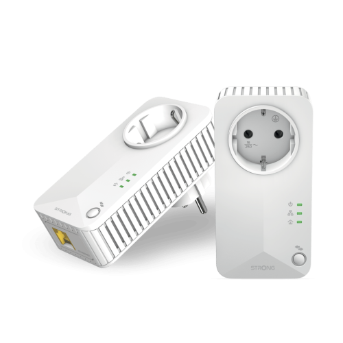 Strong Powerline 600 Duo 600 Mbit/s Ethernet Blanco 2 pieza(s) - imagen 1