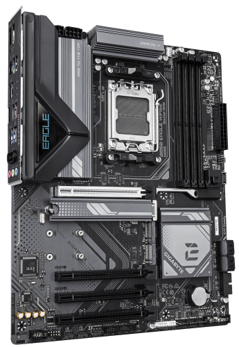 GIGABYTE B850 EAGLE WIFI6E Placa Base - Procesadores AMD Ryzen Serie 9000, VRM digital de 8+2+2 fases, hasta 8200MHz DDR5 (OC), 1xPCIe 5.0 + 2xPCIe 4.0 M.2, LAN GbE, WIFI 6E, USB 3.2 Gen 2 - imagen 3