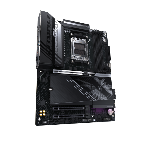 GIGABYTE B850 AORUS ELITE WIFI7 Placa Base - Procesadores AMD Ryzen Serie 9000, VRM digital de 14+2+2 fases, hasta 8200MHz DDR5 (OC), 1xPCIe 5.0 + 2xPCIe 4.0 M.2, LAN 2.5, WIFI 7, USB 3.2 Gen 2x2 - imagen 3