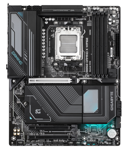 GIGABYTE B850 GAMING X WIFI6E Placa Base - Procesadores AMD Ryzen Serie 9000, VRM digital de 12+2+2 fases, hasta 8200MHz DDR5 (OC), 1xPCIe 5.0 + 2xPCIe 4.0 M.2, LAN 2.5G, WIFI 6E, USB 3.2 Gen 2x2 - imagen 2