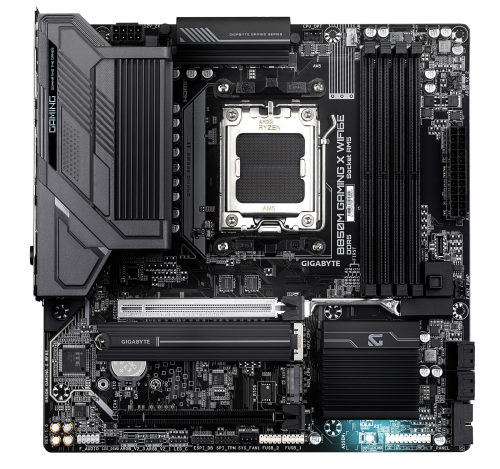 GIGABYTE B850M GAMING X WIFI6E Placa Base - Procesadores AMD Ryzen Serie 9000, VRM Digital 10+2+2 fases, hasta 8200MHz DDR5 (OC), 1xPCIe 5.0 + 1xPCIe 4.0 M.2, LAN 2.5, WIFI 6E, USB 3.2 Gen 2. - imagen 2