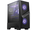 MSI CAJA MSI MAG FORGE 100M,3x2.5"+2x3.5”,3x120MM (RGB) +1x120MM,2xUSB3.2+AUDIO+MICRO,MID-TOWER,NEGRA - imagen 1