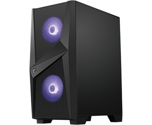 MSI CAJA MSI MAG FORGE 100M,3x2.5"+2x3.5”,3x120MM (RGB) +1x120MM,2xUSB3.2+AUDIO+MICRO,MID-TOWER,NEGRA - imagen 3