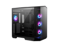 MSI CAJA MSI MAG PANO 100R PZ,3x2.5"+2x2.5"/3.5”,3x120+1x120MM (ARGB),2xUSB3.2+1USB3.2 TYPE C+AUDIO+MICRO,MID TOWER,NEGRA - imagen 1