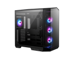 MSI CAJA MSI MAG PANO 100R PZ,3x2.5"+2x2.5"/3.5”,3x120+1x120MM (ARGB),2xUSB3.2+1USB3.2 TYPE C+AUDIO+MICRO,MID TOWER,NEGRA - imagen 1