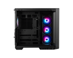 MSI CAJA MSI MAG PANO 100R PZ,3x2.5"+2x2.5"/3.5”,3x120+1x120MM (ARGB),2xUSB3.2+1USB3.2 TYPE C+AUDIO+MICRO,MID TOWER,NEGRA - imagen 2