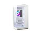 MSI CAJA MSI MAG PANO 100R PZ WHITE,3x2.5"+2x2.5"/3.5”,3x120+1x120MM (ARGB),2xUSB3.2+1USB3.2 TYPE C+AUDIO+MICRO,MID TOWER,BLANCA - imagen 1