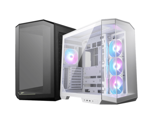 MSI CAJA MSI MAG PANO 100R PZ WHITE,3x2.5"+2x2.5"/3.5”,3x120+1x120MM (ARGB),2xUSB3.2+1USB3.2 TYPE C+AUDIO+MICRO,MID TOWER,BLANCA - imagen 3