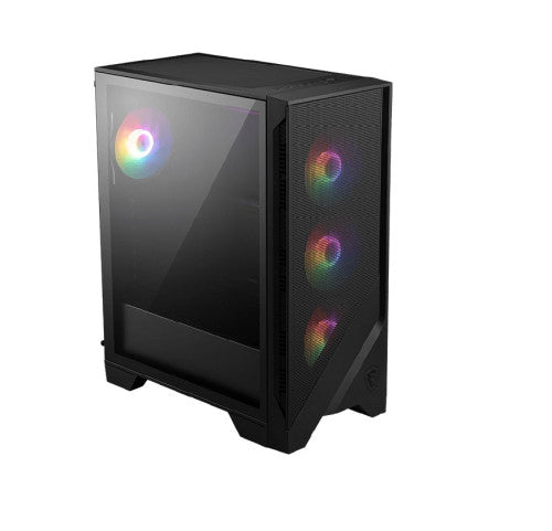 MSI CAJA MSI MAG FORGE 121A AIRFLOW,1x2.5"+2x2.5”/3.5”,F:3x120MM+T:1x120MM+R:1x120MM (ARGB),2xUSB3.2,+AUDIO+MICRO,RGB,MID-TOWER,NEGRA - imagen 2