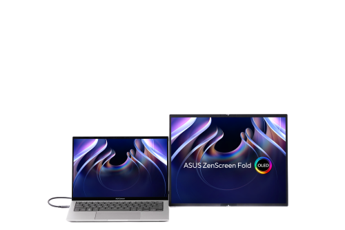 ASUS ZenScreen Fold OLED MQ17QH pantalla para PC 43,9 cm (17.3") 2560 x 1920 Pixeles Quad HD Plata - imagen 3