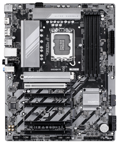 GIGABYTE B860 DS3H WIFI6E Placa base - CPUs Intel Core Ultra, VRM de 8+1+2+2 fases, hasta 9066MHz DDR5, 1xPCIe 5.0 + 1xPCIe 4.0 M.2, LAN 2,5 GbE, WIFI 6E, USB 3.2 Gen 2x2 - imagen 2