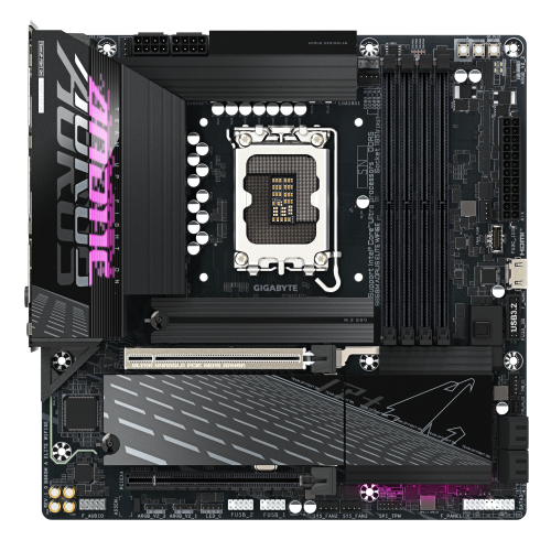 GIGABYTE B860M AORUS ELITE WIFI6E Placa base - CPUs Intel Core Ultra, VRM de 12+1+2+1 fases, hasta 9200MHz DDR5, 1xPCIe 5.0 + 2xPCIe 4.0 M.2, LAN 2,5 GbE, WIFI 6E, Thunderbolt - imagen 2