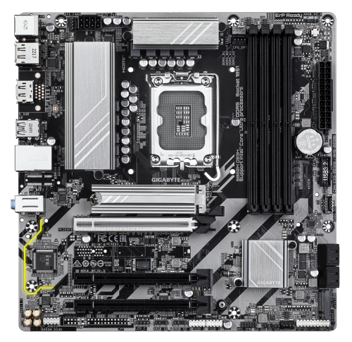 GIGABYTE B860M DS3H Placa base - CPUs Intel Core Ultra, VRM de 5+1+2+1 fases, hasta 9066MHz DDR5, 1xPCIe 5.0 + 1xPCIe 4.0 M.2, LAN 2,5 GbE, USB 3.2 Gen 2 - imagen 2