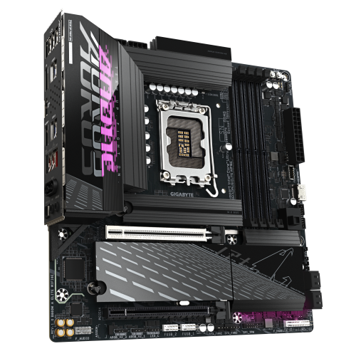 GIGABYTE B860M AORUS ELITE WIFI6E Placa base - CPUs Intel Core Ultra, VRM de 12+1+2+1 fases, hasta 9200MHz DDR5, 1xPCIe 5.0 + 2xPCIe 4.0 M.2, LAN 2,5 GbE, WIFI 6E, Thunderbolt - imagen 3
