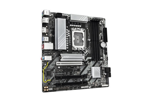 GIGABYTE B860M DS3H Placa base - CPUs Intel Core Ultra, VRM de 5+1+2+1 fases, hasta 9066MHz DDR5, 1xPCIe 5.0 + 1xPCIe 4.0 M.2, LAN 2,5 GbE, USB 3.2 Gen 2 - imagen 3