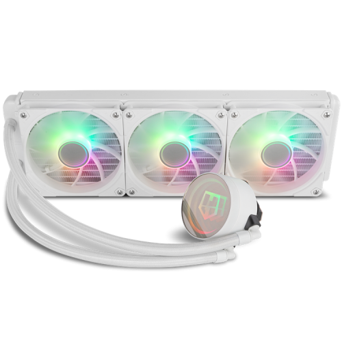 NOX NXHUMMERM360ARGBW sistema de refrigeración para ordenador Procesador Sistema de refrigeración líquida todo en uno 12 cm Blanco 1 pieza(s) - imagen 2