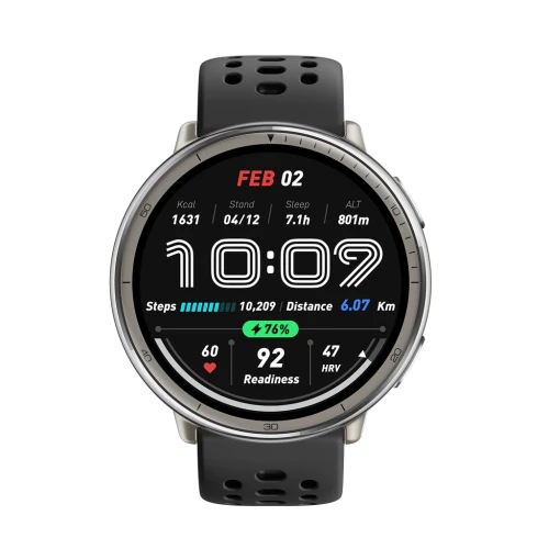 AMAZFIT ACTIVE 2 BLACK SPORT SILICONE