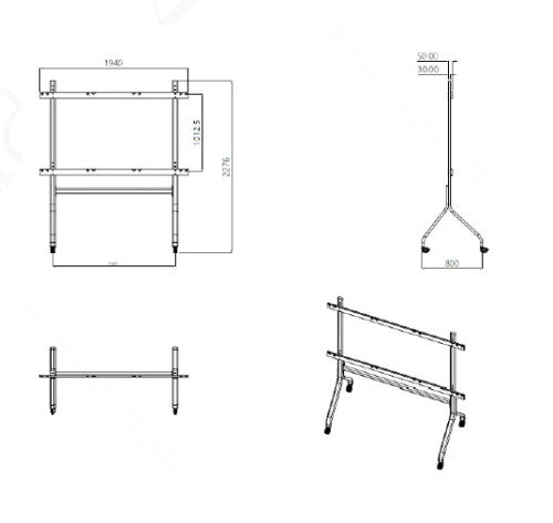 Soporte de Suelo Dahua DHI-PKC-MS1E Estabilidad y Compatibilidad - imagen 2