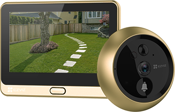 Imagen de Ezviz Cámara Mirilla Digital CS-DP2C-R100-6E2WPFB-GD WiFi Full HD Doble Función