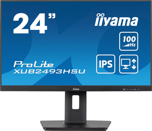 Iiyama MONITOR IIYAMA 24” PANEL IPS CON USB , HUB 100HZ Y AJUSTABLE EN ALTURA - imagen 1