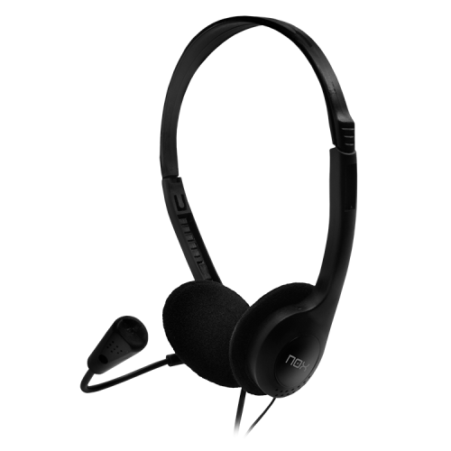 NOX Voice One Auriculares Alámbrico Diadema Llamadas/Música Negro - imagen 1