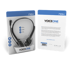 NOX Voice One Auriculares Alámbrico Diadema Llamadas/Música Negro - imagen 2