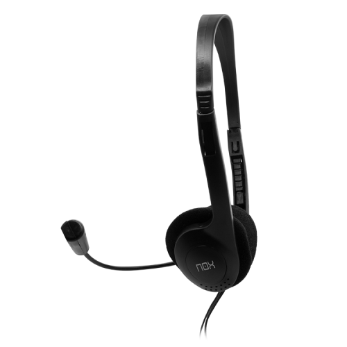 NOX Voice One Auriculares Alámbrico Diadema Llamadas/Música Negro - imagen 3