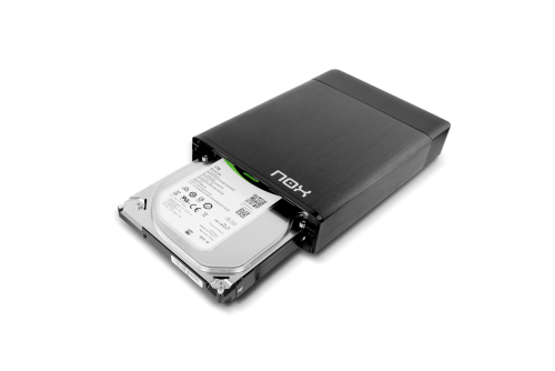 NOX Lite 3.5 Carcasa de disco duro/SSD Negro 3.5" - imagen 3