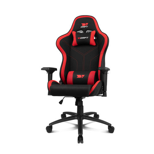 DRIFT DR110BR silla para videojuegos Butaca para jugar Asiento acolchado Negro, Rojo - imagen 1