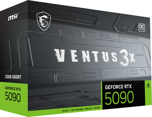 MSI VENTUS GEFORCE RTX 5090 32G 3X OC tarjeta gráfica NVIDIA 32 GB GDDR7 - imagen 2