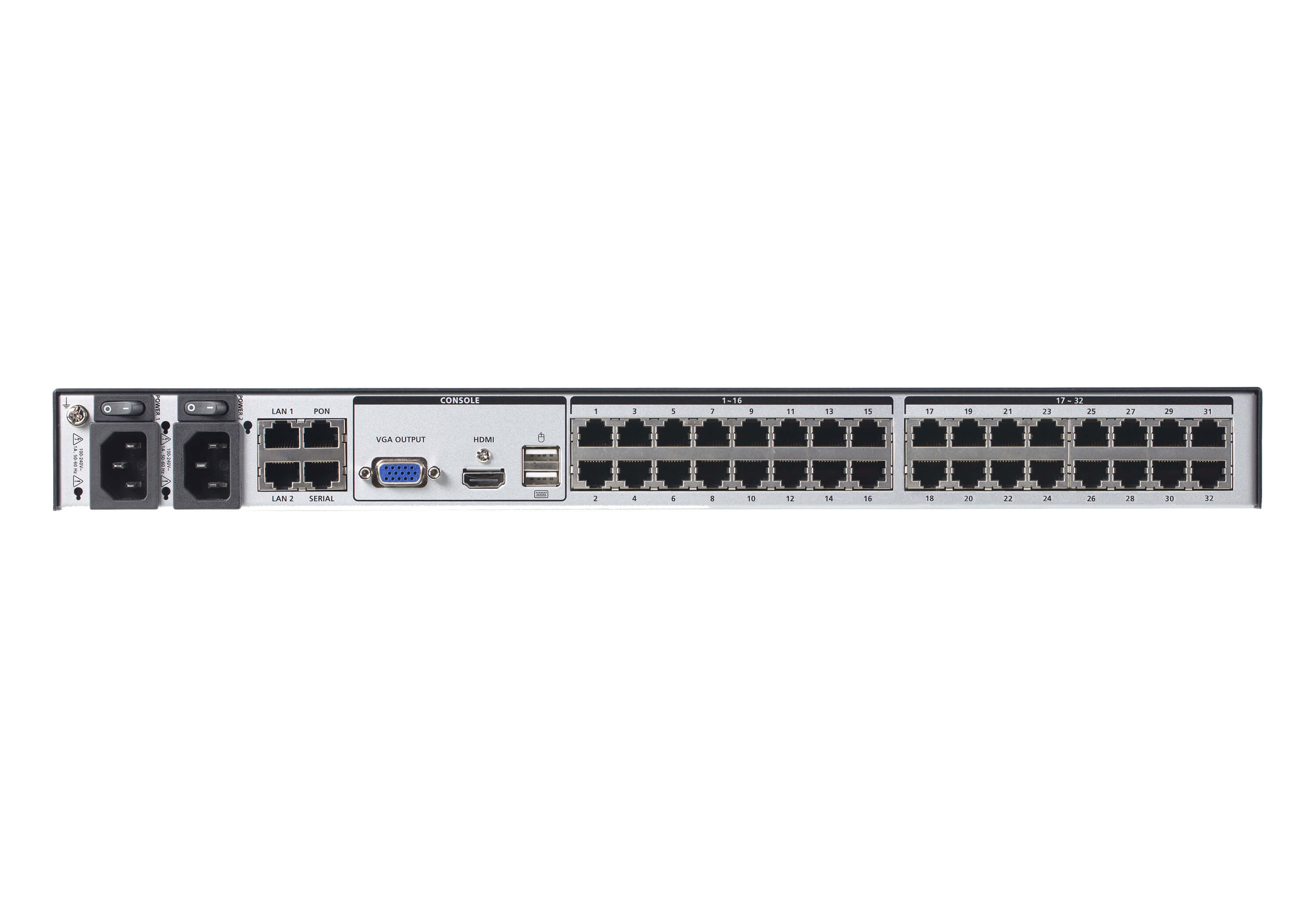 ATEN SWITCH KVM POR IP MULTI-INTERFAZ CAT 5 DE 32 PUERTOS CON ACCESO COMPARTIDO DESDE CONSOLAS LOCAL/REMOTA (KH1508AI-AX-G) - imagen 2