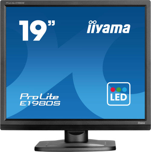 Iiyama MONITOR IIYAMA 5:4, 48,3CM (19''), 1280X1024 PÍXELES, 5MS, LUMINOSIDAD: 250CD, ÁNGULO VISUAL: 170/160° (H/V), CONTRASTE: 1000:1, DVI, VGA, INCL.: CABLE (DVI, AUDIO), CABLE DE ALIMENTACIÓN, QSG, COLOR: NEGRO - imagen 1