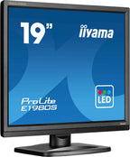 Iiyama MONITOR IIYAMA 5:4, 48,3CM (19''), 1280X1024 PÍXELES, 5MS, LUMINOSIDAD: 250CD, ÁNGULO VISUAL: 170/160° (H/V), CONTRASTE: 1000:1, DVI, VGA, INCL.: CABLE (DVI, AUDIO), CABLE DE ALIMENTACIÓN, QSG, COLOR: NEGRO - imagen 2