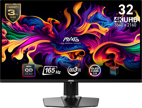 MSI MAG 321UP QD-OLED pantalla para PC 80 cm (31.5") 3840 x 2160 Pixeles 4K Ultra HD Negro - imagen 1