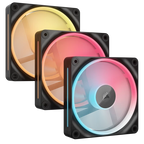 Corsair iCUE LINK LX120-R RGB Carcasa del ordenador Ventilador 12 cm Negro 3 pieza(s) - imagen 1