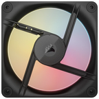 Corsair iCUE LINK LX120-R RGB Carcasa del ordenador Ventilador 12 cm Negro 1 pieza(s) - imagen 2