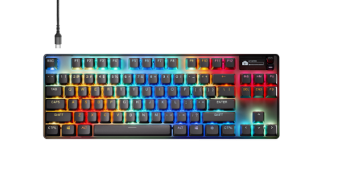 Steelseries APEX PRO TKL GEN 3 teclado Juego USB Inglés de EE. UU. Negro - imagen 2