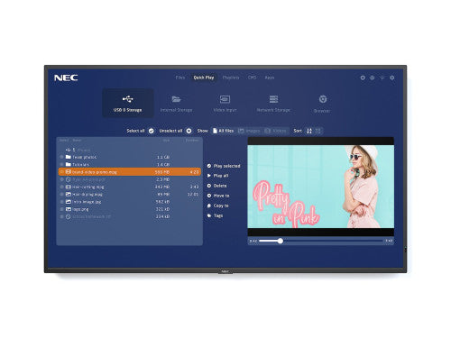 Sharp NEC MultiSync ME501-MPi4 127 cm (50") LCD 400 cd / m² 4K Ultra HD Procesador incorporado 18/7 - imagen 3