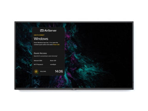 Sharp NEC MultiSync ME551 AirServer Pantalla plana para señalización digital 139,7 cm (55") LCD Wifi 400 cd / m² 4K Ultra HD Negro - imagen 2
