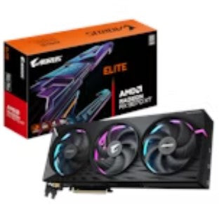 Gigabyte VGA GIGABYTE GV-R9070XTAORUS E-16GD,AMD,RX9070XT,16GB,GDDR6,256BIT,2HDMI+2DP,WINDFORCE (3 VENTILADORES)