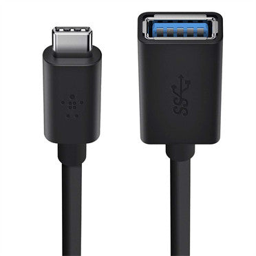 Belkin F2CU036btBLK cable USB USB 3.2 Gen 1 (3.1 Gen 1) USB C USB A Negro - imagen 3