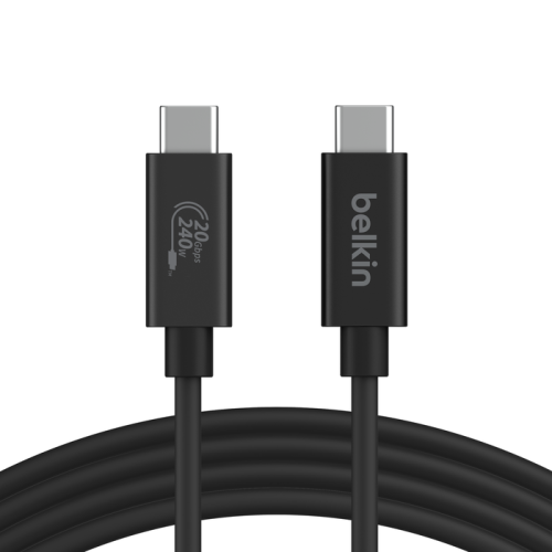 Belkin INZ004BT2MBK cable USB USB4 Gen 2x2 2 m USB C Negro - imagen 1